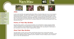Desktop Screenshot of nanimaugardens.com