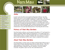 Tablet Screenshot of nanimaugardens.com